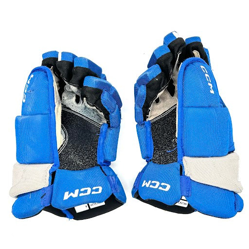 CCM HGJSCHLPP - Gant OHL Pro Stock d'occasion (bleu/blanc/gris)